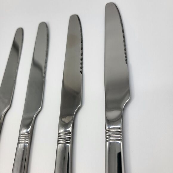 DOKAWORLD Silverware Stainless Steel Flatware Knife Cutlery Set of 4 Knives - Picture 10 of 12